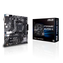 Asus PRIME A520M-K, AMD A520, AM4, Micro ATX, 2 DDR4, VGA, HDMI, M.2 Asus PRIME A520M-K, AMD A520, AM4, Micro ATX, 2 DDR4, VGA, HDMI, M.2